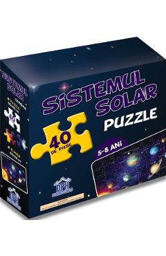 Carte Sistemul solar: puzzle+afis 5-8 ani editura -