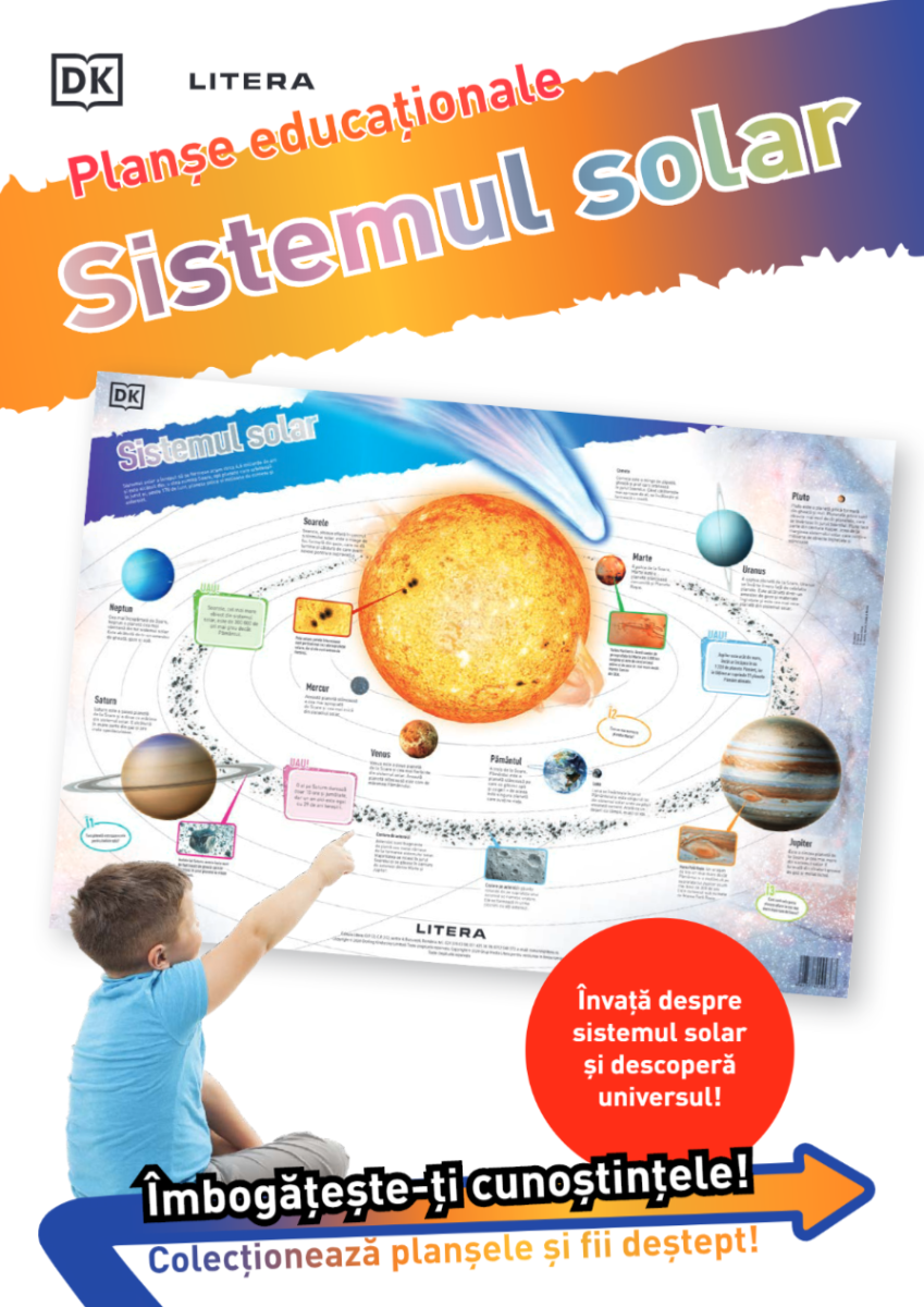 Carte Sistemul solar. Planșe educaționale editura Litera