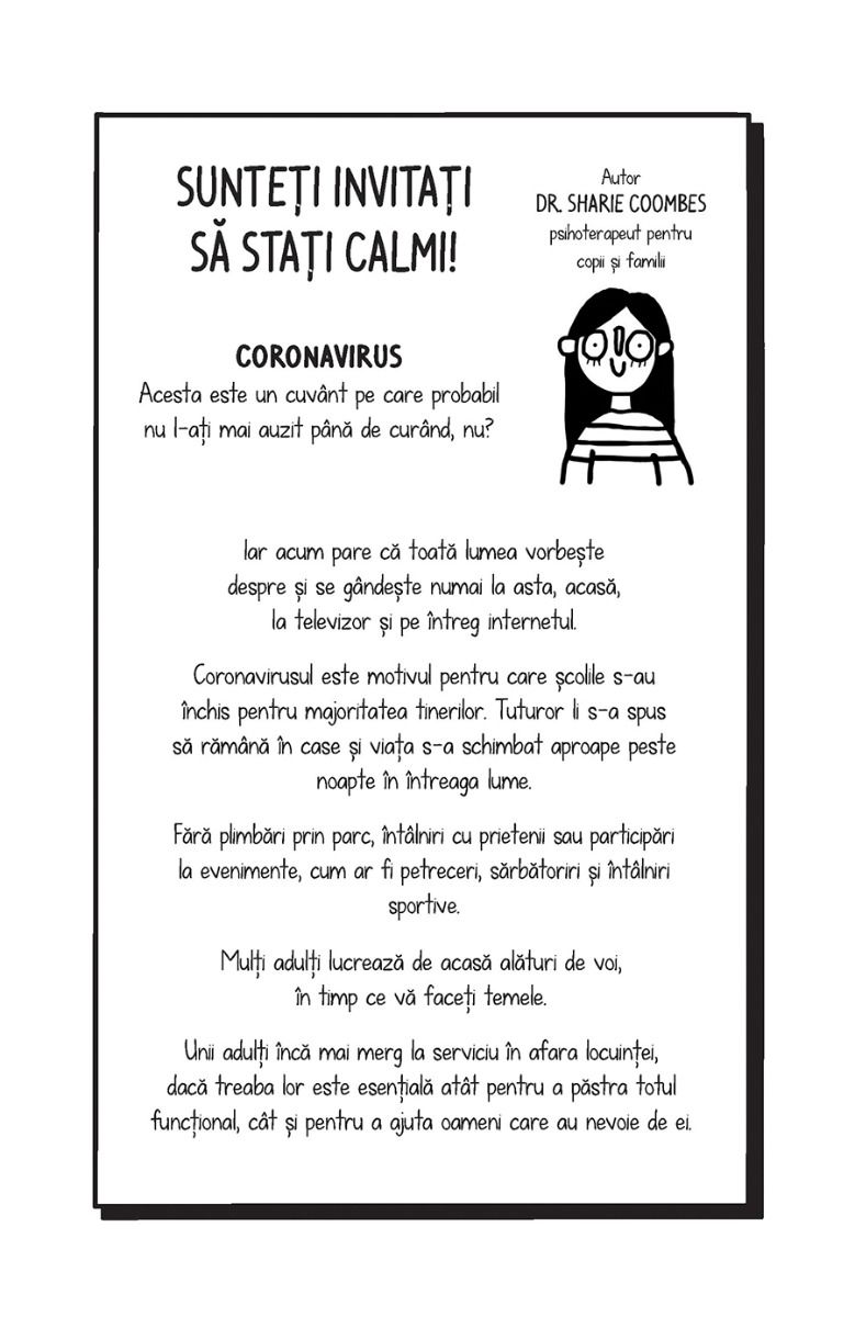 Carte Stati calmi! autor Dr Sharie Coombes editura Univers Enciclopedic