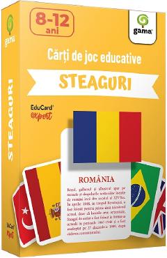 Carte Steaguri. Carti de joc educative editura -