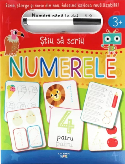 Carte Stiu sa scriu. Numerele editura Litera