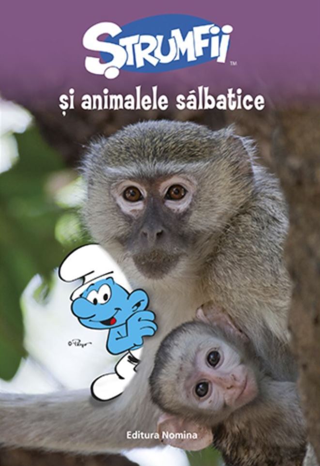 Carte Strumfii si animalele salbatice   editura Nomina