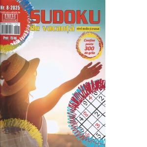 Carte Sudoku de vacanta nr.8/2025