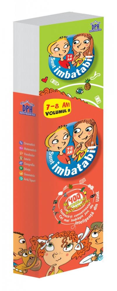 Carte Sunt imbatabil - Întrebări și răspunsuri - 7-8 Ani - Vol. II editura DPH