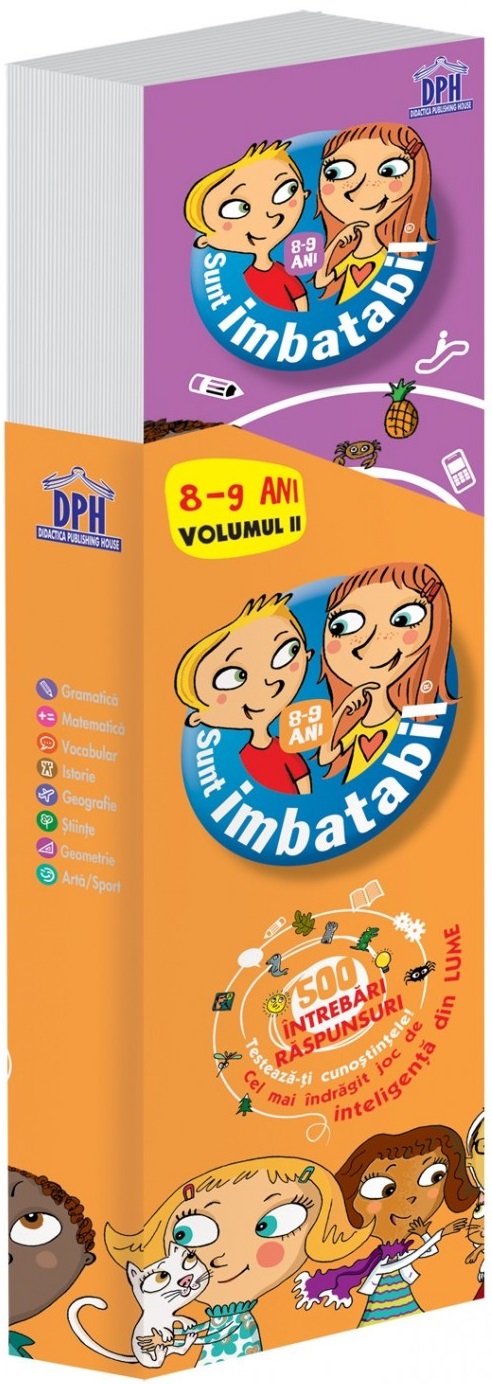 Carte Sunt imbatabil - Intrebari si raspunsuri - 8-9 ani - Volumul 2   editura Didactica Publishing House