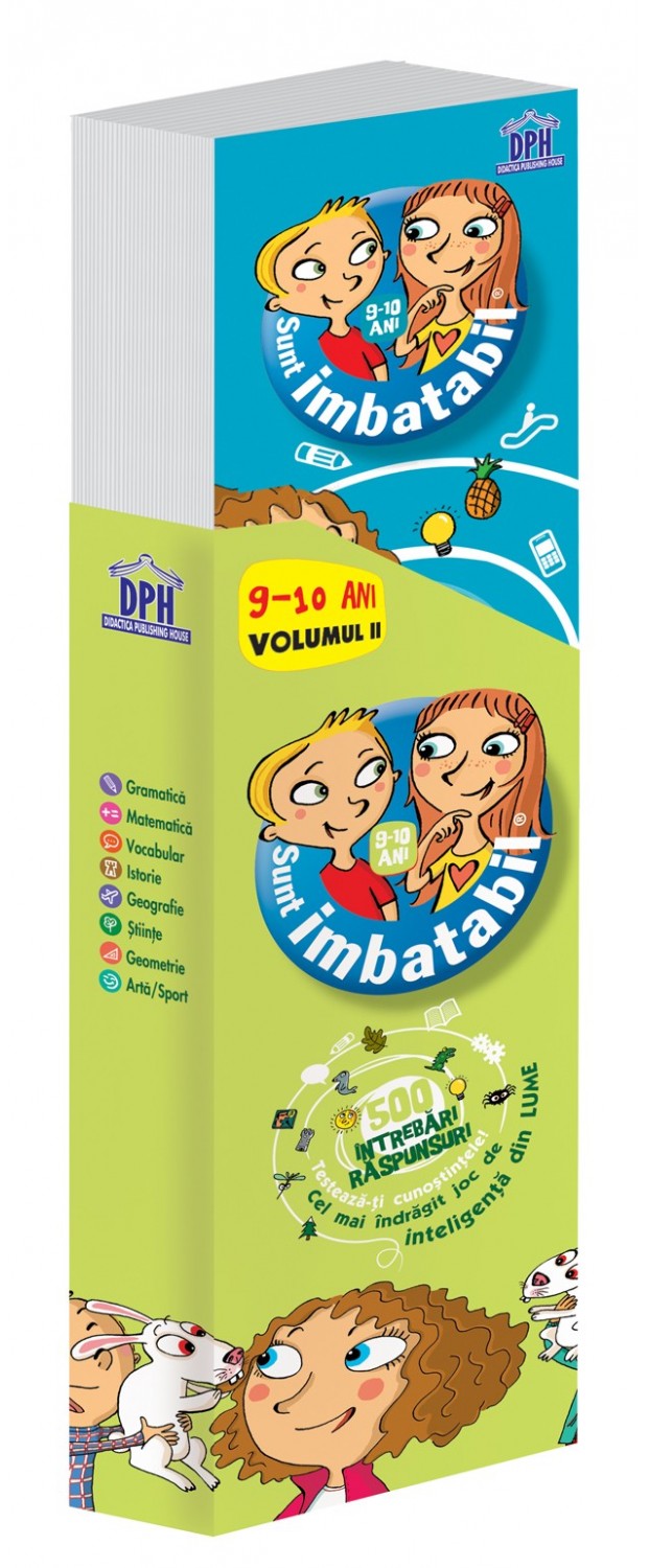 Carte Sunt imbatabil - Intrebari si raspunsuri - 9-10 ani - Volumul 2   editura Didactica Publishing House