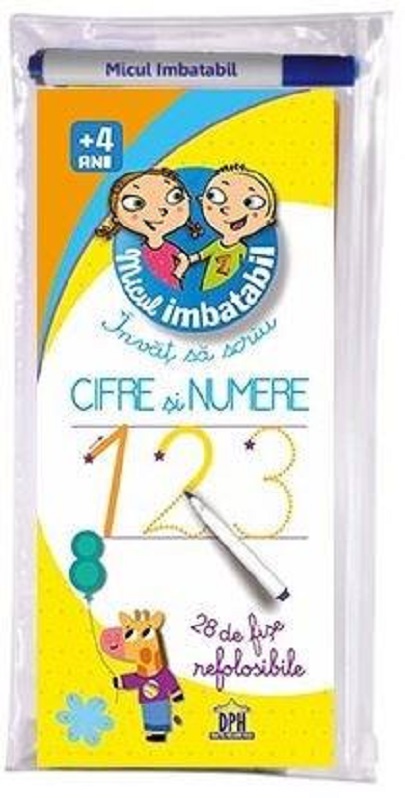 Carte Sunt imbatabil - scrie si stergi - cifre si numere   editura Didactica Publishing House
