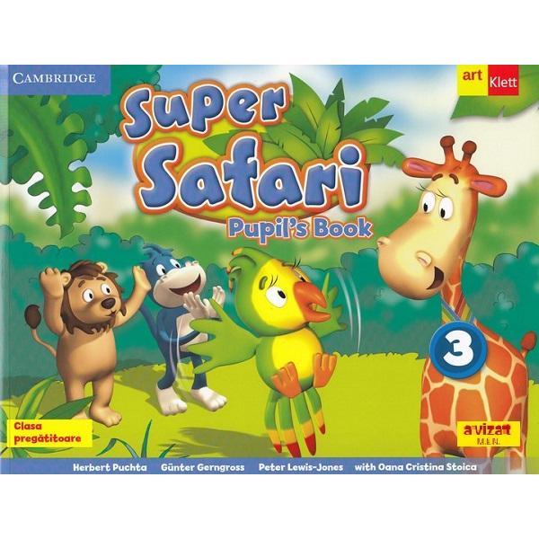 Carte Super safari 3. Pupil's Book. Limba engleza - Clasa pregatitoare - Herbert Puchta