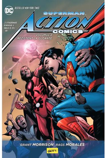 Carte Superman Action Comics #2: Rezistent la gloanțe editura Grupul Art