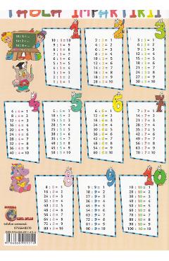 Carte Tabla inmultirii + Tabla impartirii editura -