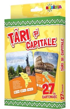 Carte Tari si capitale. 27 de cartonase editura -