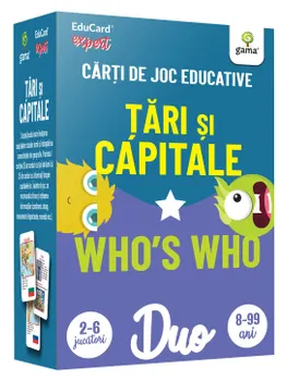 Carte Tari si capitale. Who's who. Carti de joc educative/*** editura Gama