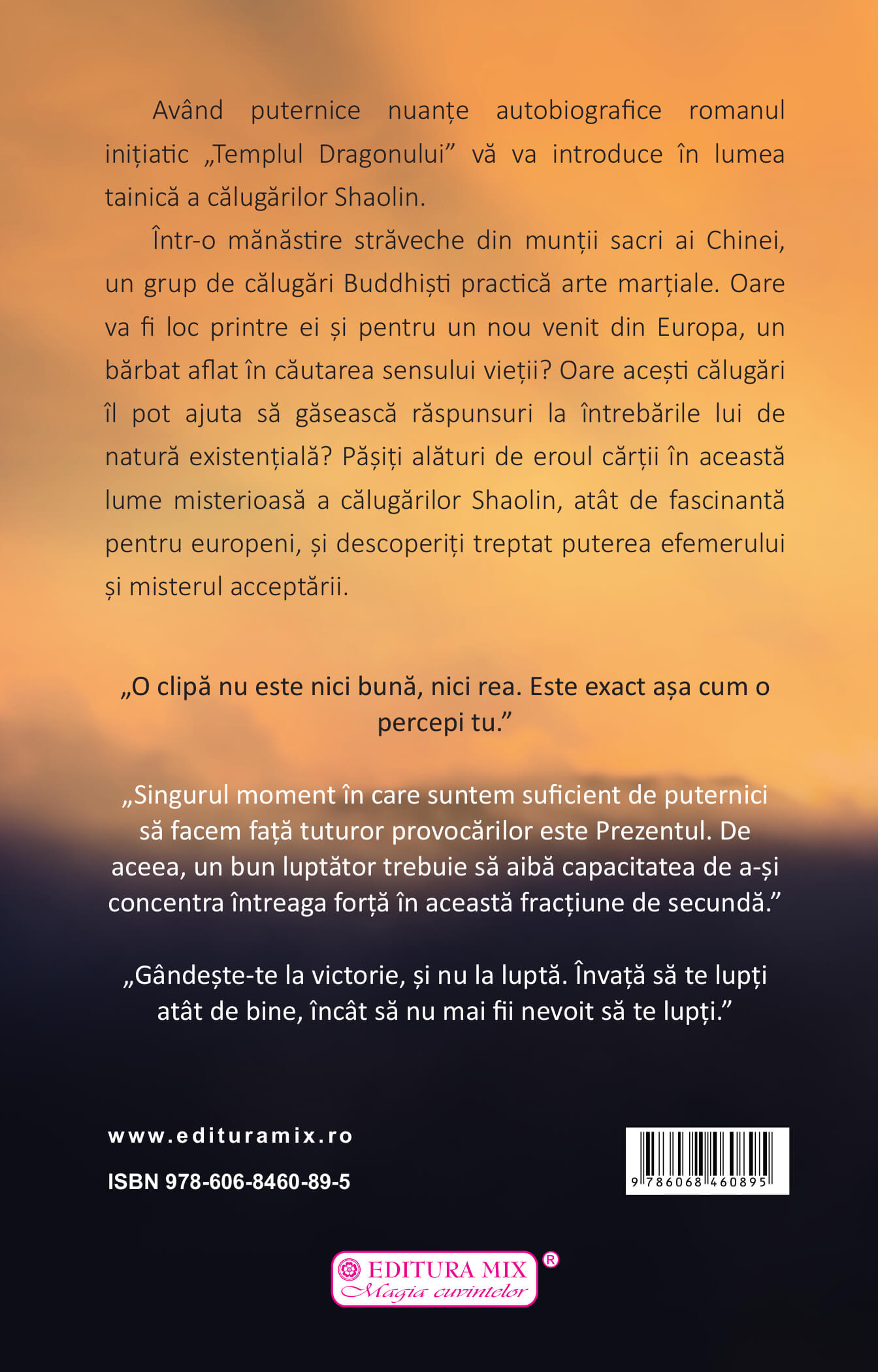 Carte Templul dragonului autor Bernhard Moestl editura Mix