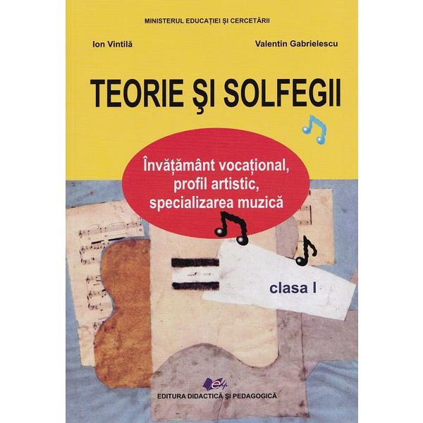 Carte Teorie si Solfegii Cls.1 Manual Ed.2025 - Ion Vintila