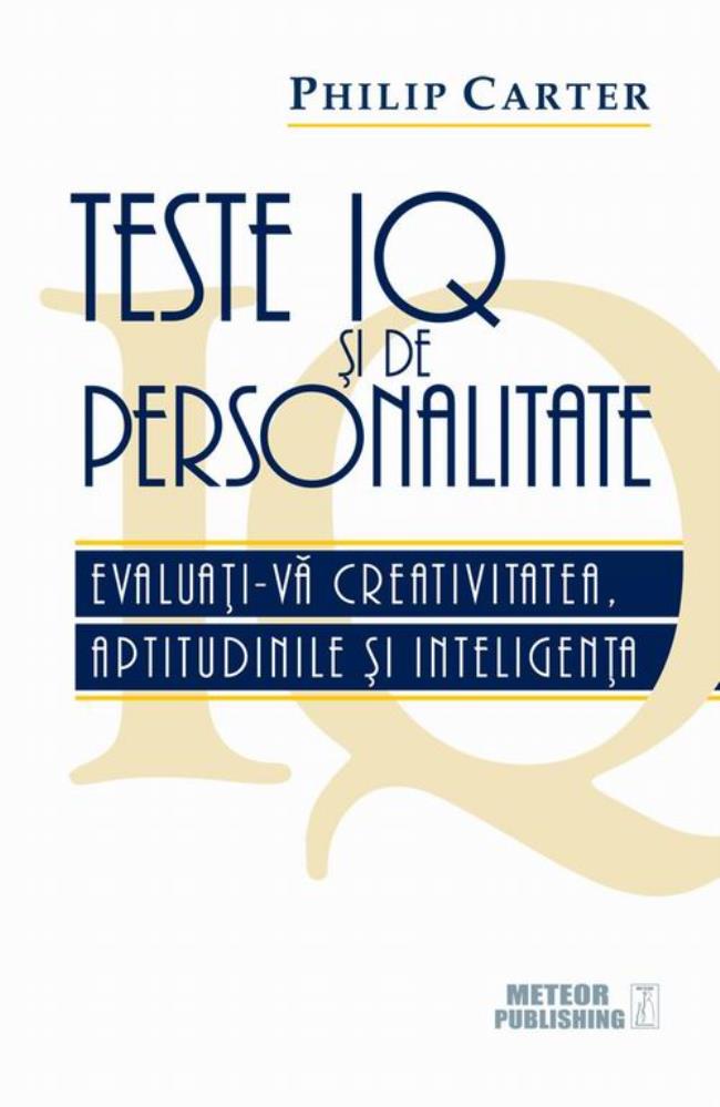 Carte Teste IQ si de personalitate editura Meteor Press