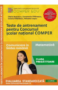 Carte Teste de antrenament - Clasa pregatitoare - Concursul Comper - Ofelia Boerescu