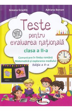 Carte Teste pentru Evaluarea Nationala - Clasa 2 - Simona Grujdin