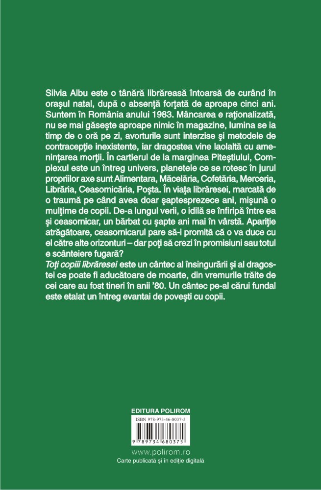 Carte Toti copiii libraresei autor Veronica D. Niculescu editura Polirom