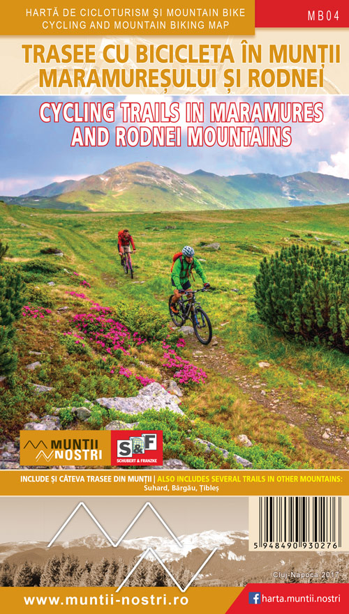 Carte Trasee cicloturistice in Muntii Maramuresului si Rodnei   editura Schubert & Franzke