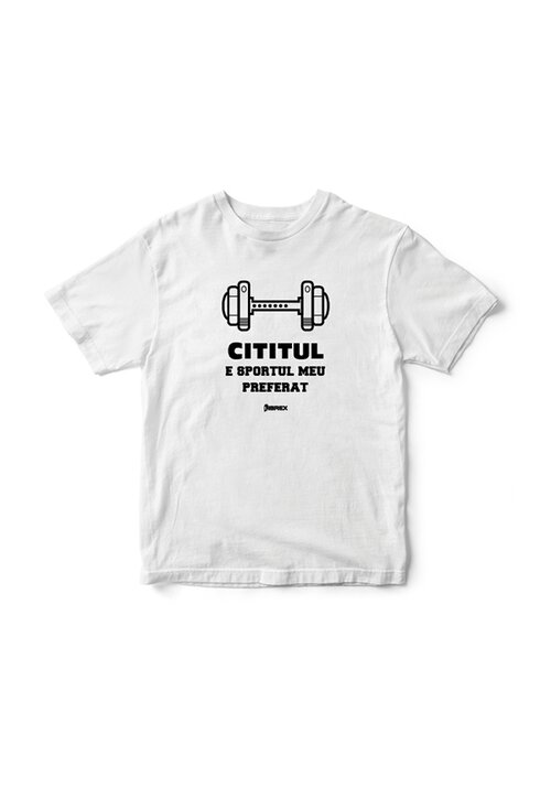 Carte Tricou Cititul e sportul meu preferat editura Librex Publishing