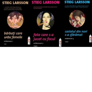 Carte Trilogia Millennium: 1. Barbati care urasc femeile; 2. Fata care s-a jucat cu focul; 3. Castelul din nori s-a sfaramat Autor Stieg Larsson