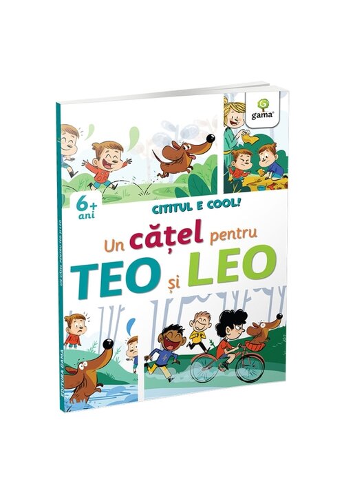 Carte Un catel pentru Teo si Leo/Cititul e cool editura Gama