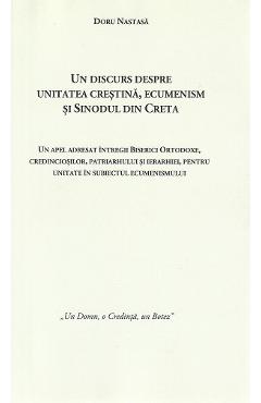 Carte Un discurs despre unitatea crestina