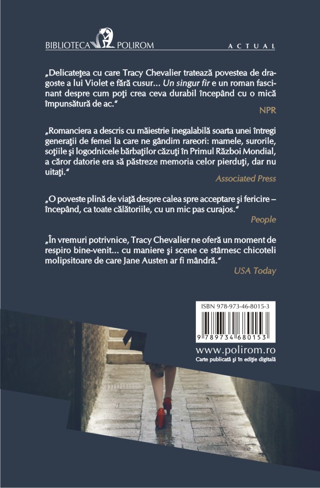 Carte Un singur fir autor Tracy Chevalier editura Polirom