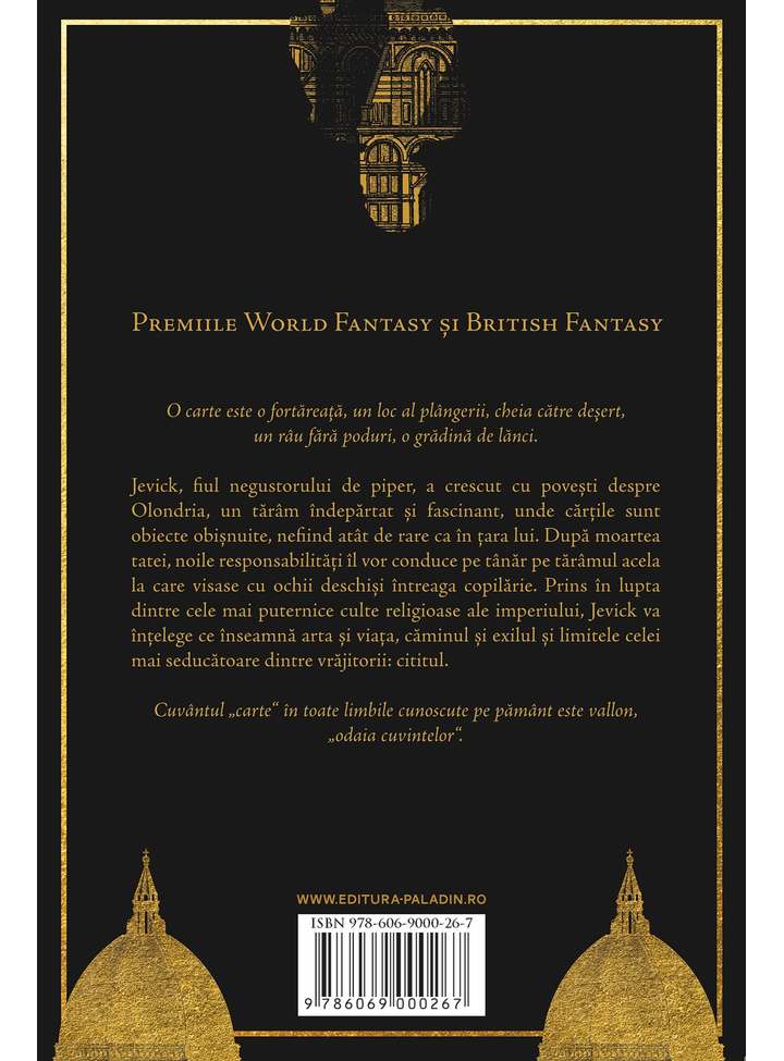 Carte Un strain in Olondria autor Sofia Samatar editura Paladin