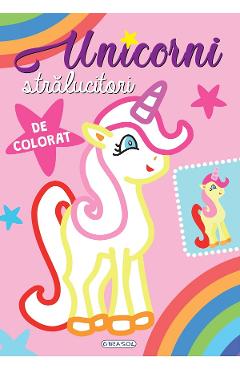 Carte Unicorni stralucitori de colorat: Roz editura Autor Anonim