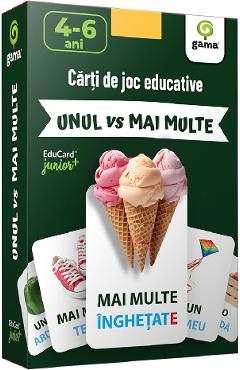 Carte Unul vs mai multe. Carti de joc educative editura -