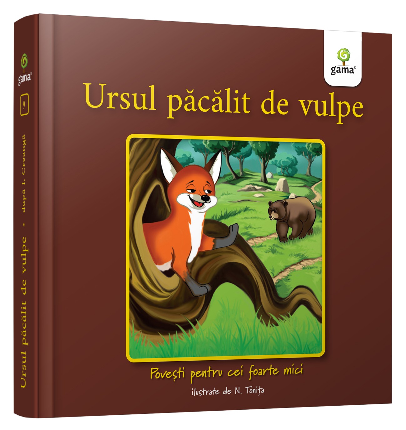 Carte Ursul pacalit de vulpe   editura Gama
