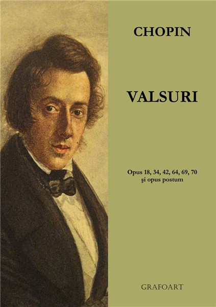 Carte Valsuri (pentru pian) autor Frederic Chopin editura Grafoart