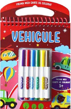 Carte Vehicule 3 ani+. Cu carioci editura Autor Anonim