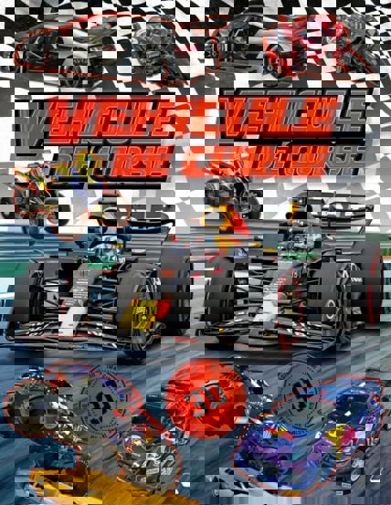 Carte Vehicule de curse 3D editura Kreativ