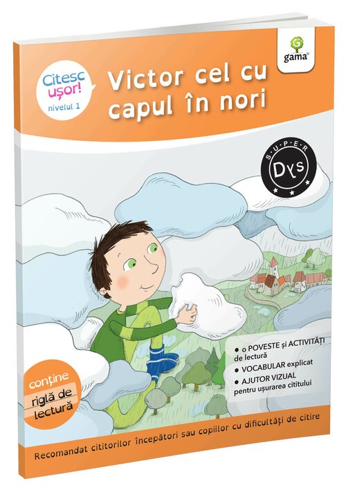 Carte Victor cel cu capul in nori editura Gama
