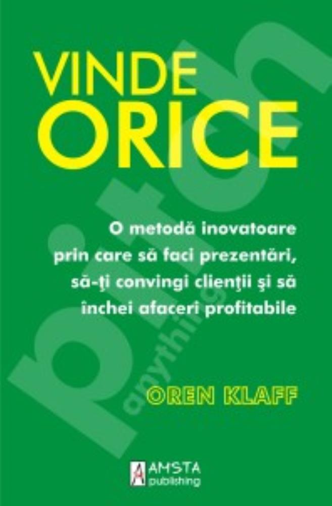 Carte Vinde orice editura Amsta