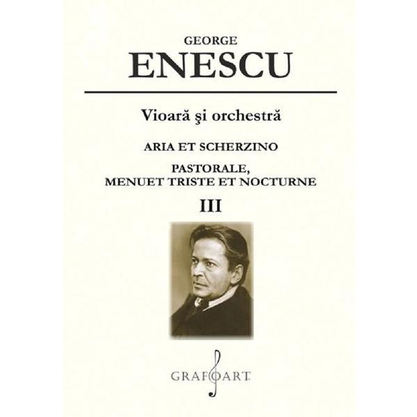 Carte Vioara si orchestra: Aria et Scherzino