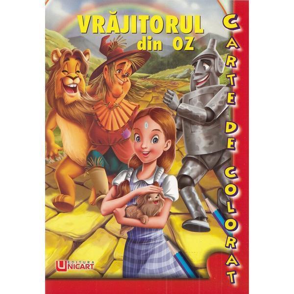 Carte Vrajitorul din oz - Carte de colorat