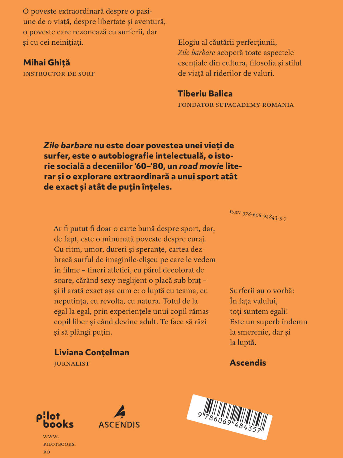 Carte Zile barbare autor William Finnegan editura Pilot Books